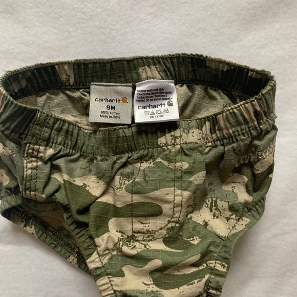 Carhartt  Washed Camo Diaper Cover - Boys - Picture 3 of 3